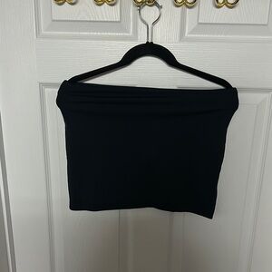 Wilfred Black Mini Skirt with built in thong